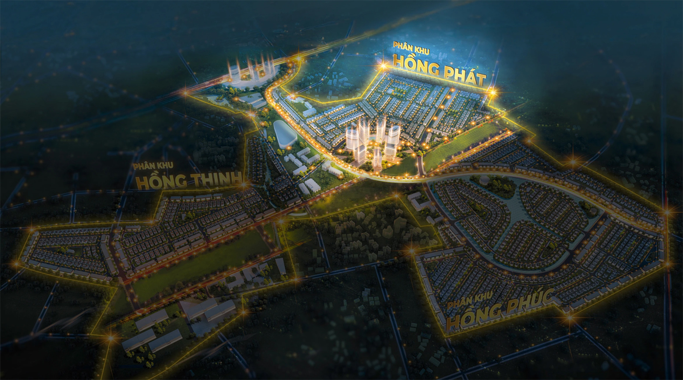 Vị trí phân khu Hồng Phát